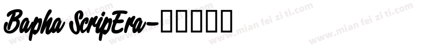 Batuphat ScriptExtra字体转换